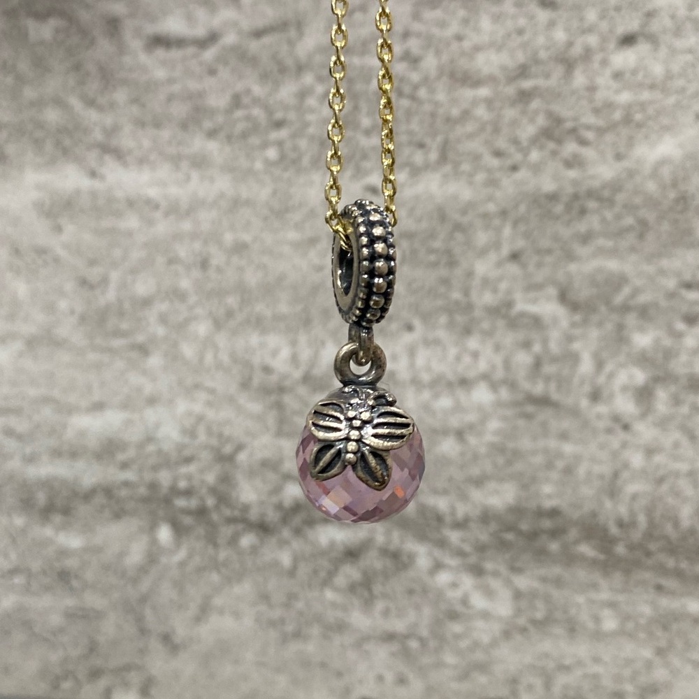 Pandora rose butterfly dangle charm